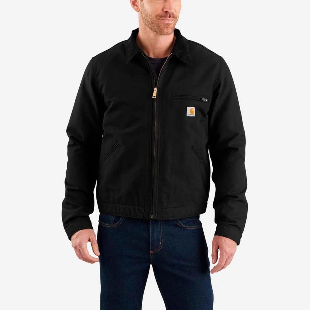 Carhartt Jakke Duck Detroit, svart v:7753031