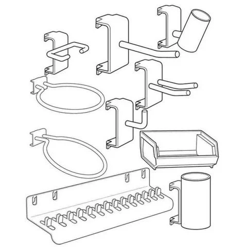 158010 X-ponent Inredning Kroksett 3058121 158010 X-ponent Inredning Kroksett 3058121